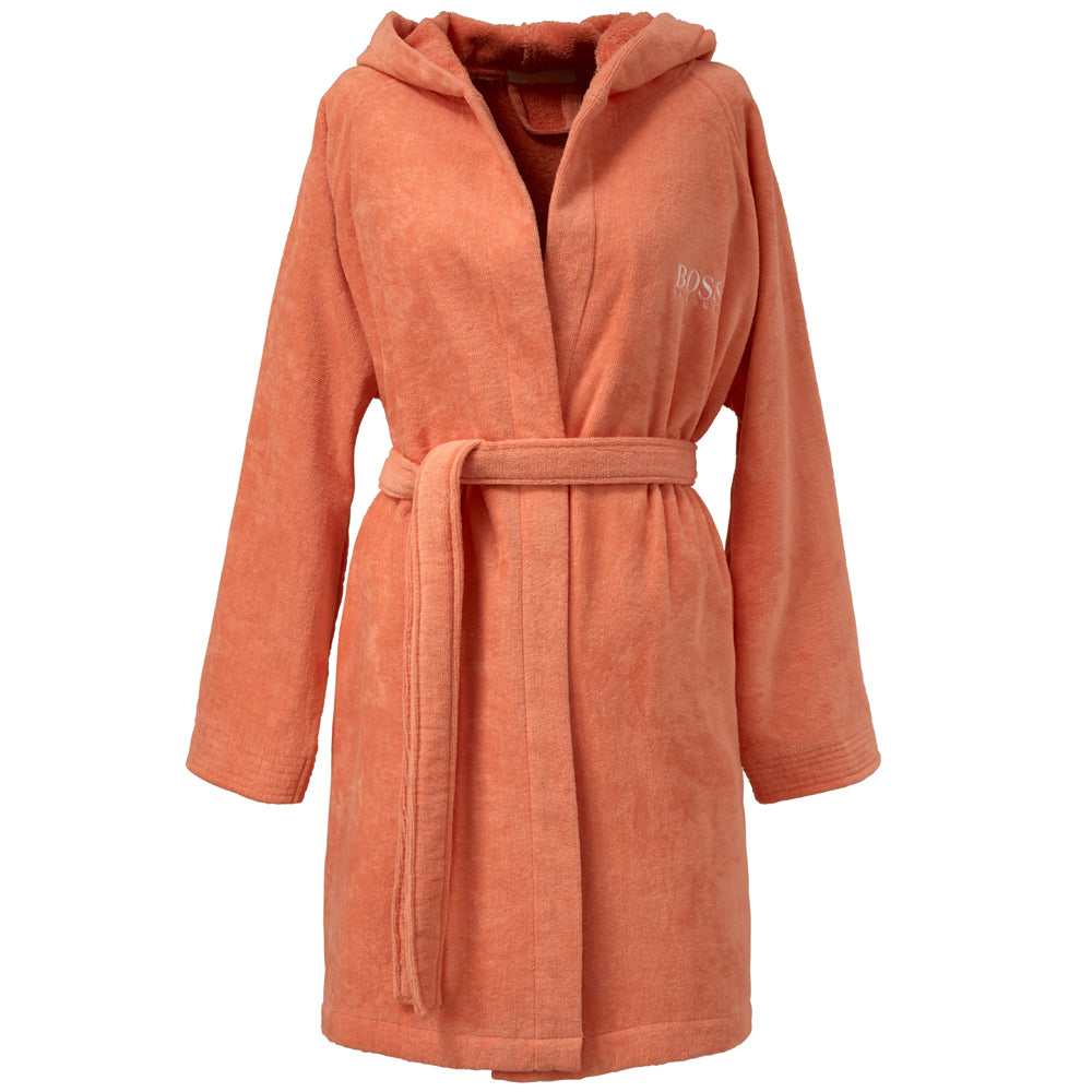 BOSS Home Damen Bademantel Plain, peach – lordoflabel