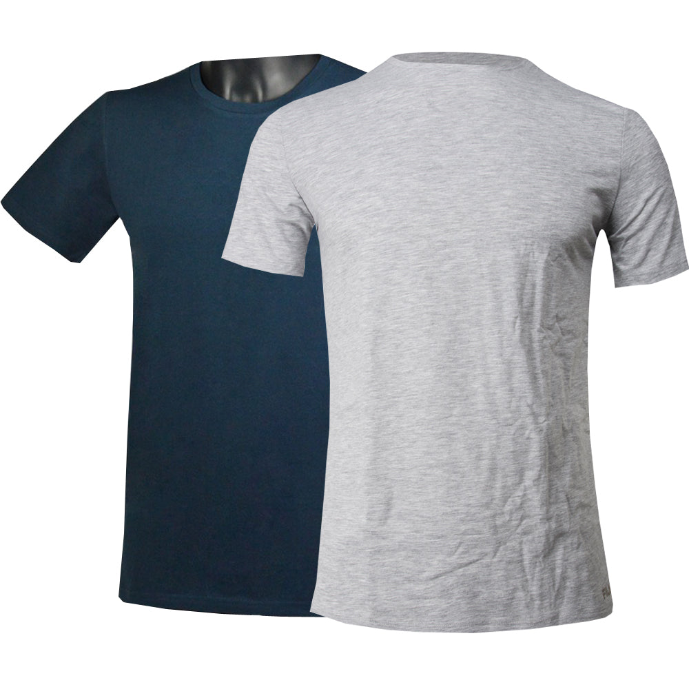 FILA Herren R-Neck T-Shirt, 2er Pack