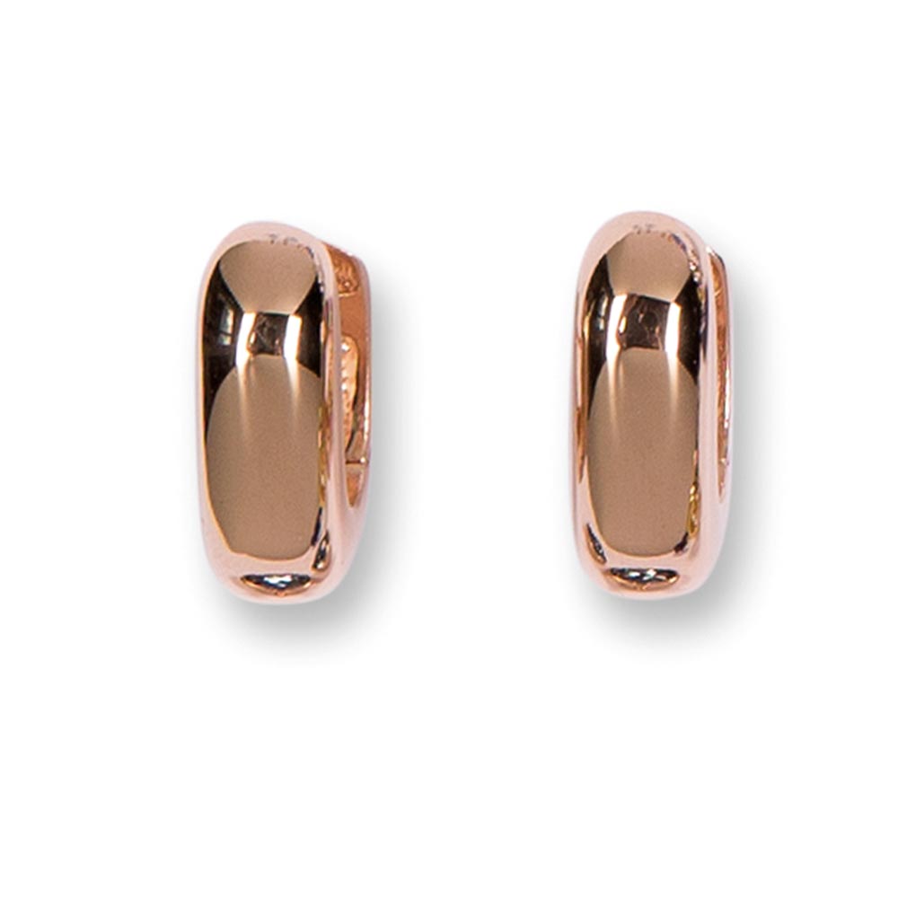 Heinzendorff Perl Sfera Rose Medium – Perle Intercambiabili Per Orecchini A Cerchio – 12x12 Mm – Fatte A Mano