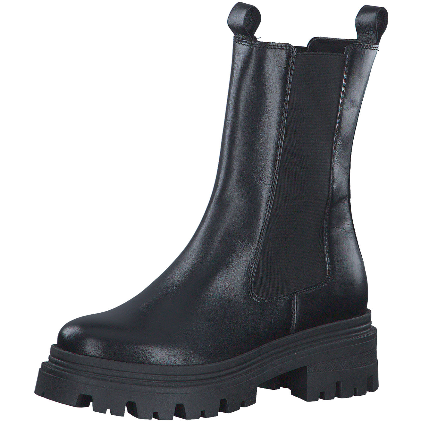 Tamaris Damen Chelsea Boot 1-1-25491-41 003 Black Leather