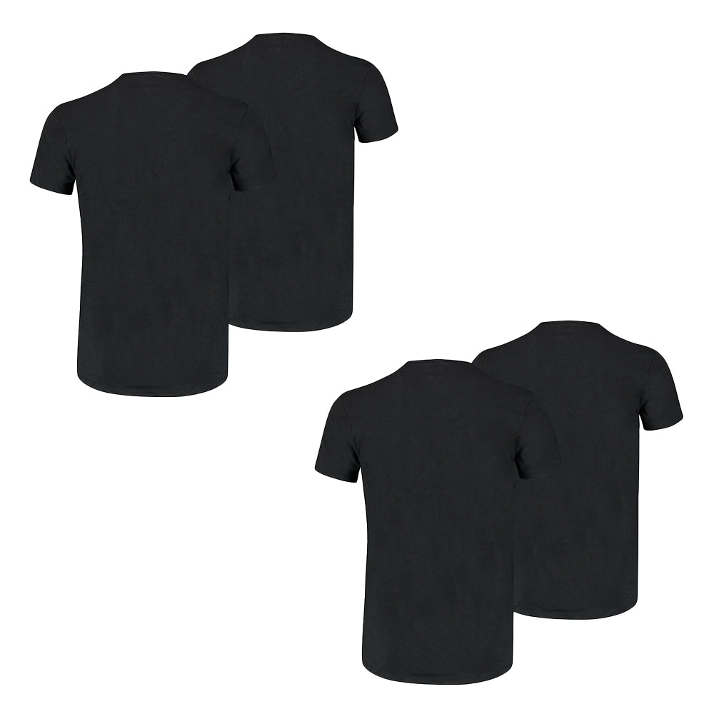 PUMA Herren Basic T-Shirt Crew, black
