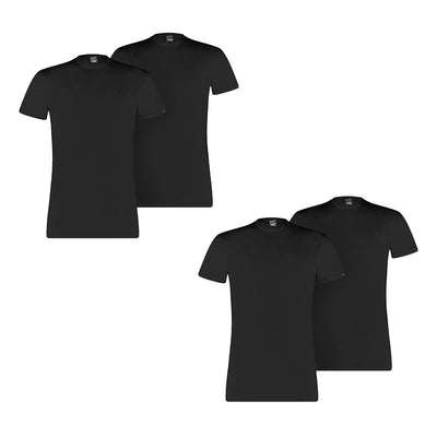 PUMA Herren Basic T-Shirt Crew, black