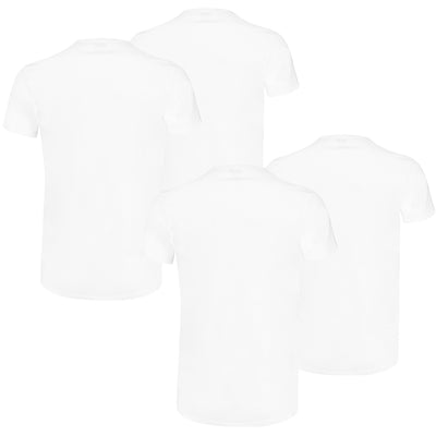 PUMA Herren Basic T-Shirt Crew, white