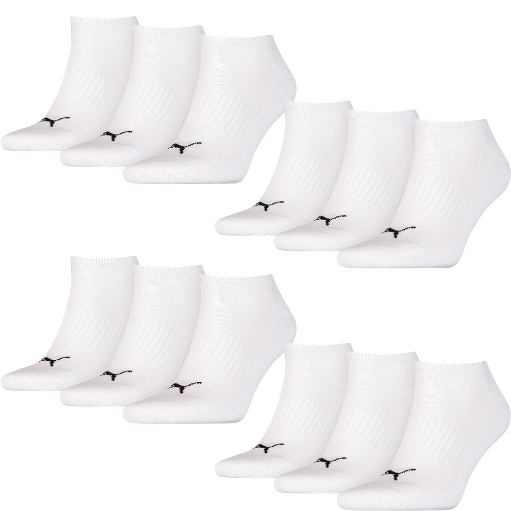 PUMA Cushioned Sneaker Socks 12er Multi Pack, white