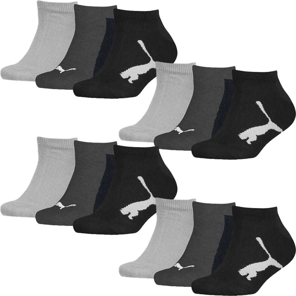 PUMA Kids Sneaker Socks 12er Multi Pack, black