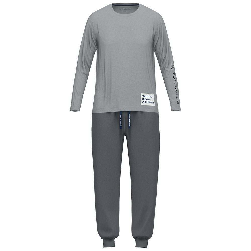 TOM TAILOR Herren Langarm Pyjama 71407