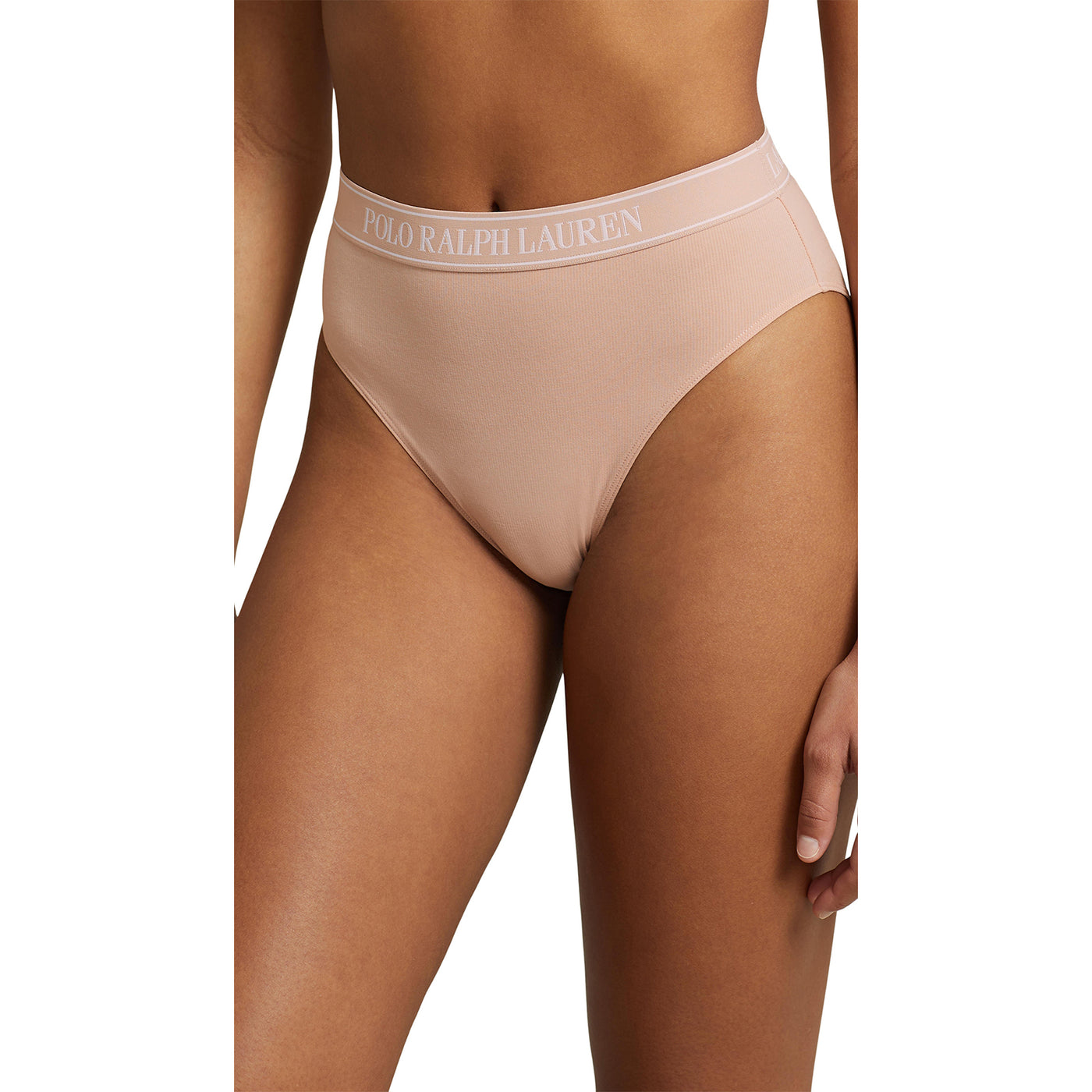 Polo Ralph Lauren, Damen High Waist Tanga, Polo Essentials, clay