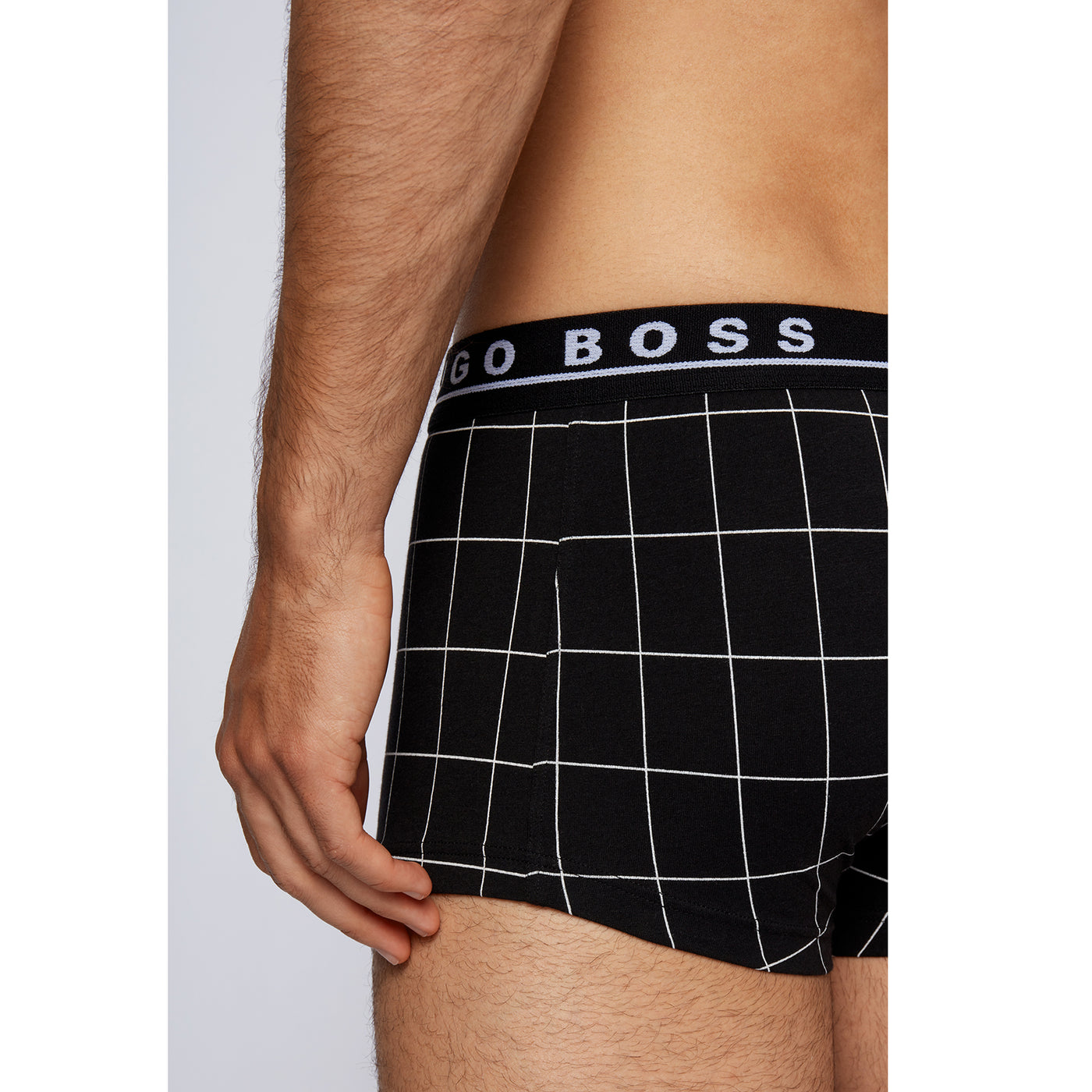 BOSS Herren Trunks, 3er Pack, Organic Cotton Stretch