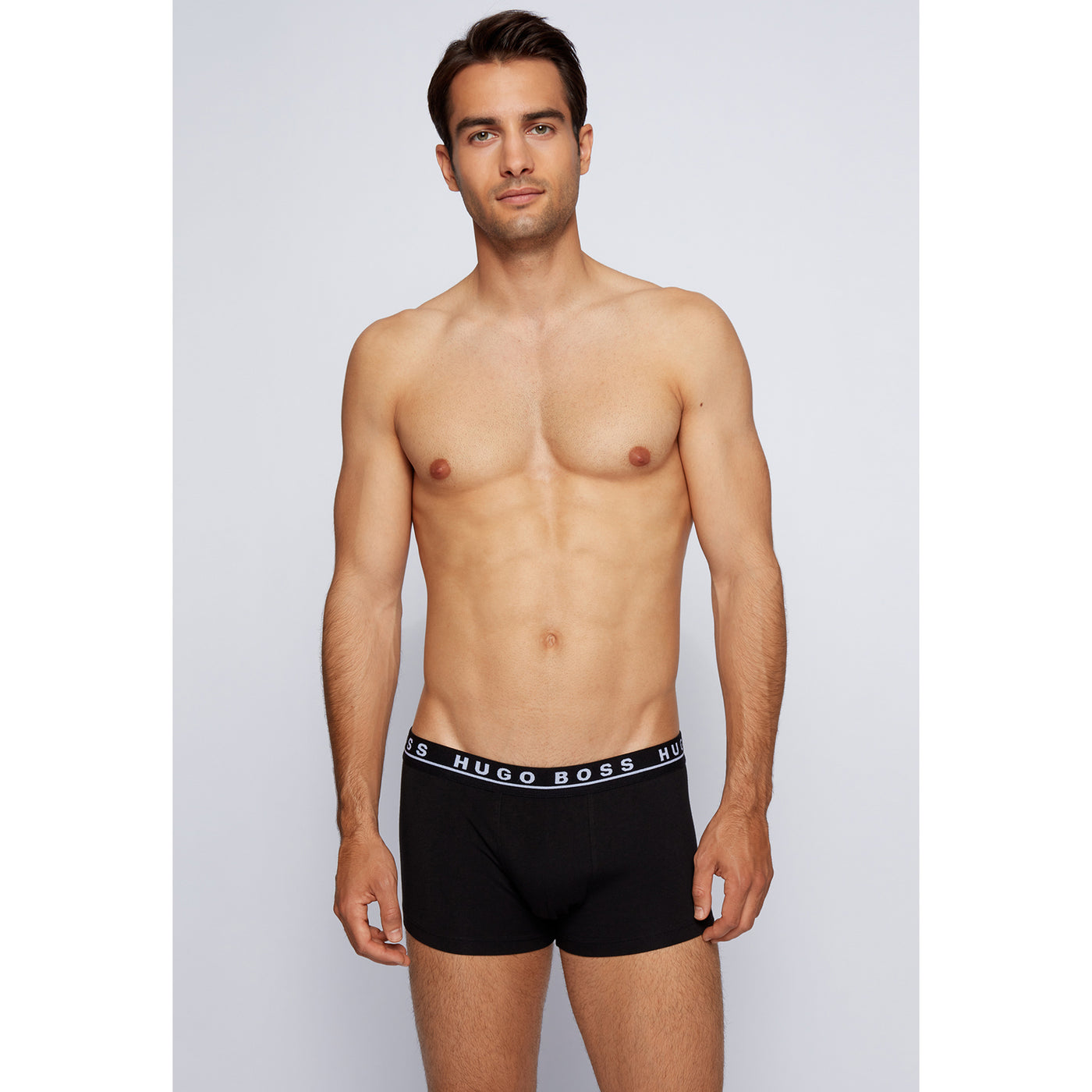 BOSS Herren Trunks, 3er Pack, Organic Cotton Stretch