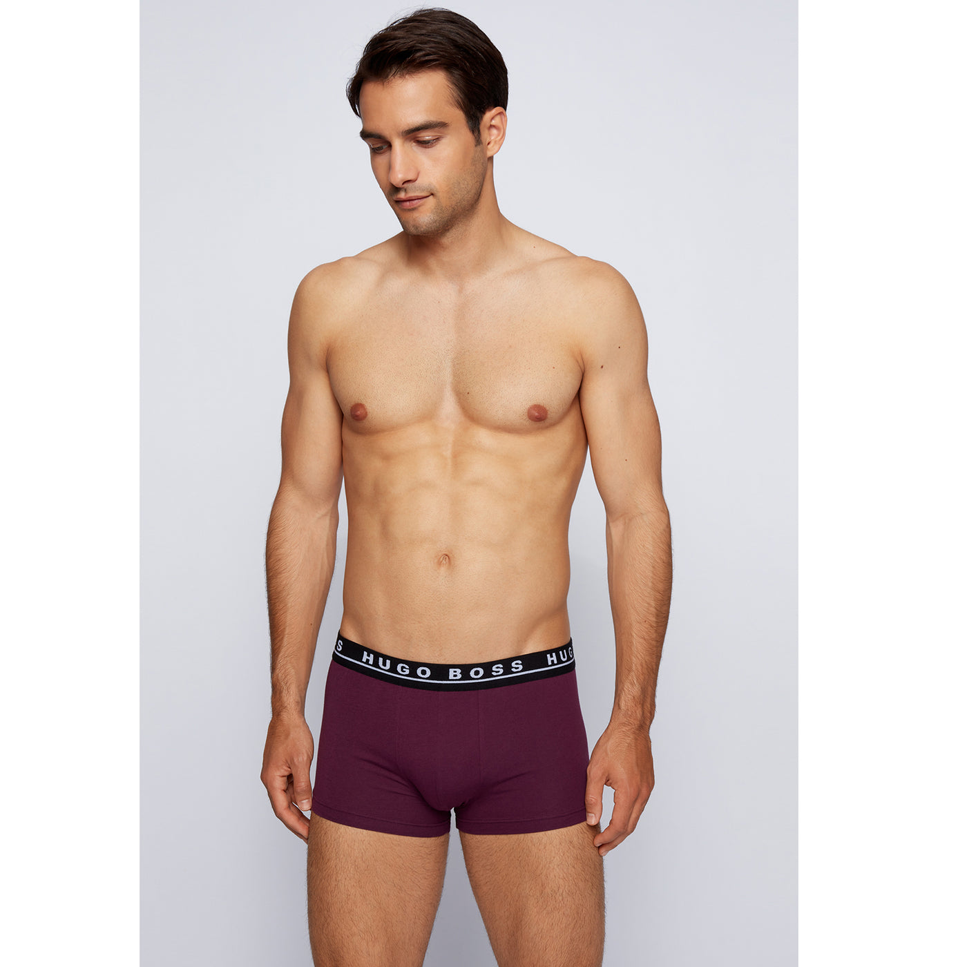 BOSS Herren Trunks, 3er Pack, Organic Cotton Stretch