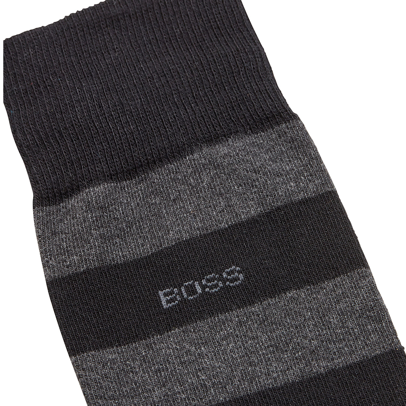 BOSS Herren 4er Pack RS Blockstreifen und uni  CC Socken, Black