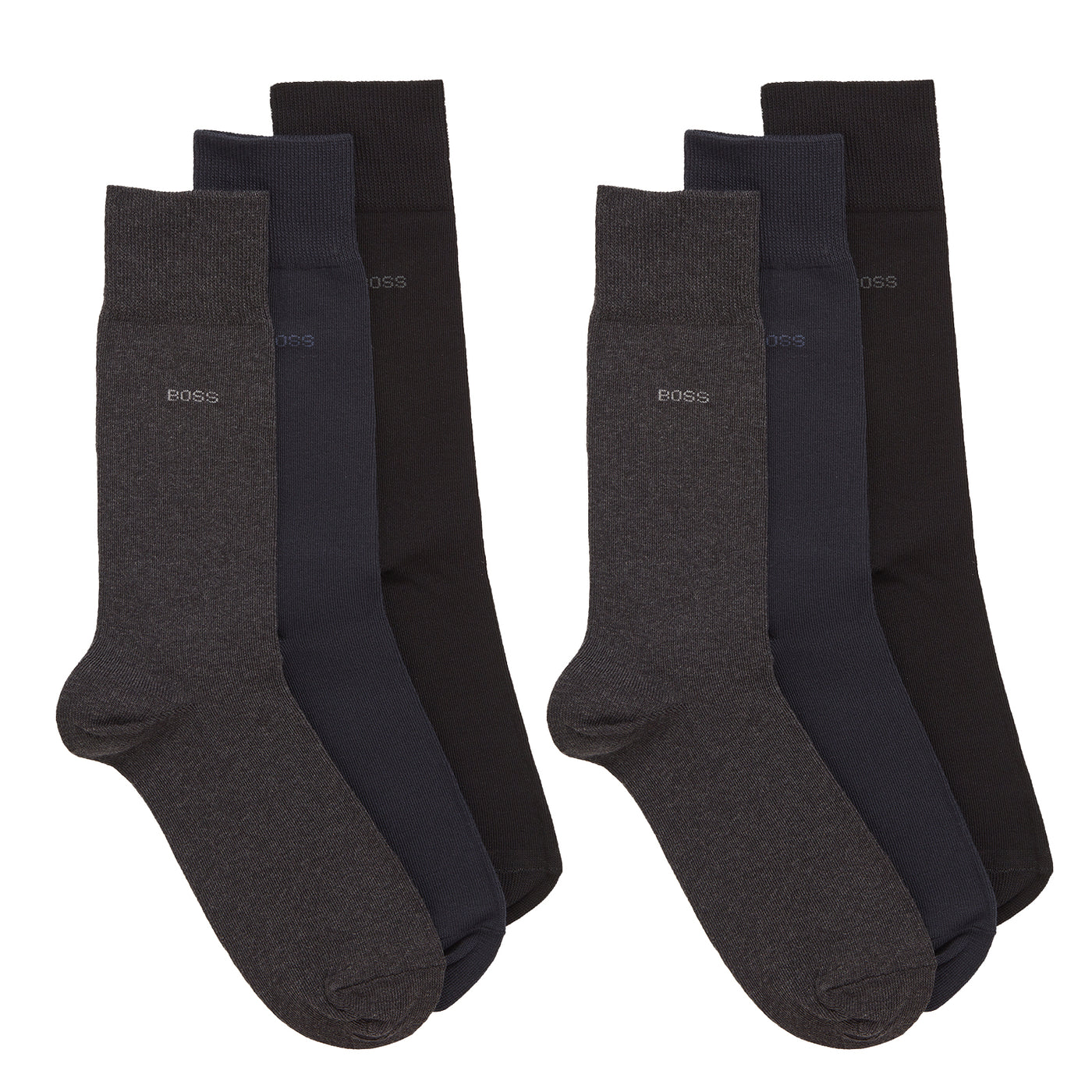 BOSS Herren 6er Pack RS Uni CC Socken, sortiert