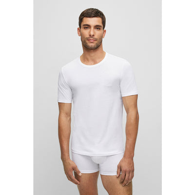BOSS Herren R-Neck T-Shirt, 3er Pack Classic, white