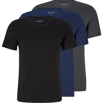 BOSS Herren R-Neck T-Shirt, 3er Pack Classic, 497 sortiert