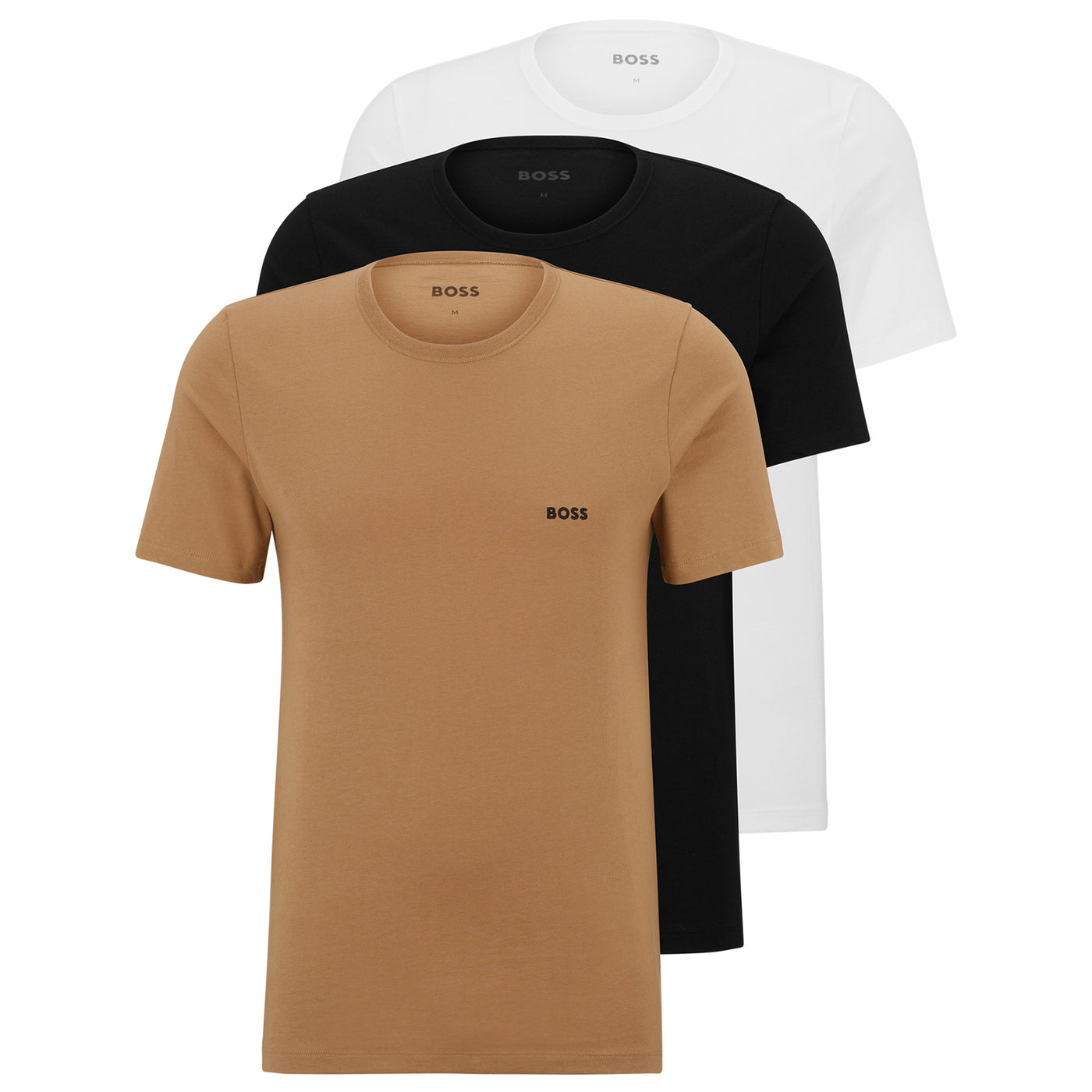 BOSS Herren R-Neck T-Shirt, 3er Pack