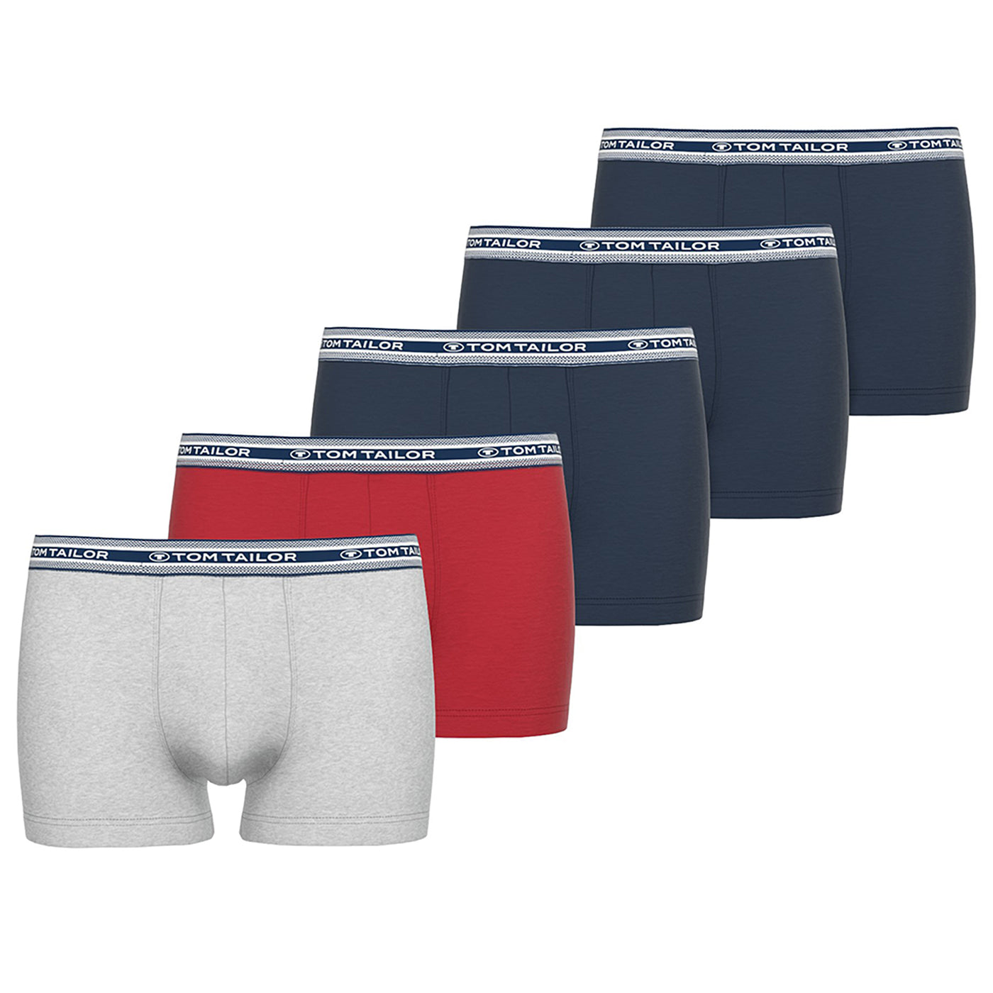 TOM TAILOR, Hip Pants, Cotton Stretch, 5er Pack