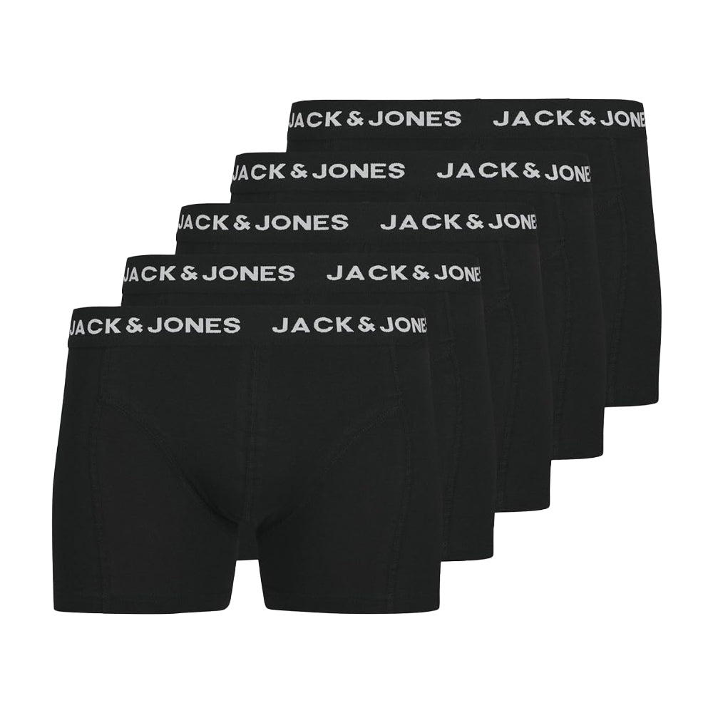 JACK & JONES JACANTHONY TRUNKS 5 PACK Black