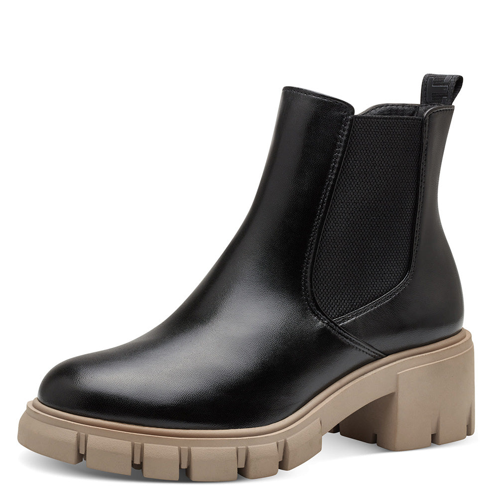 Tamaris Damen Chelsea Boot 1-25419-41 098 Black Comb