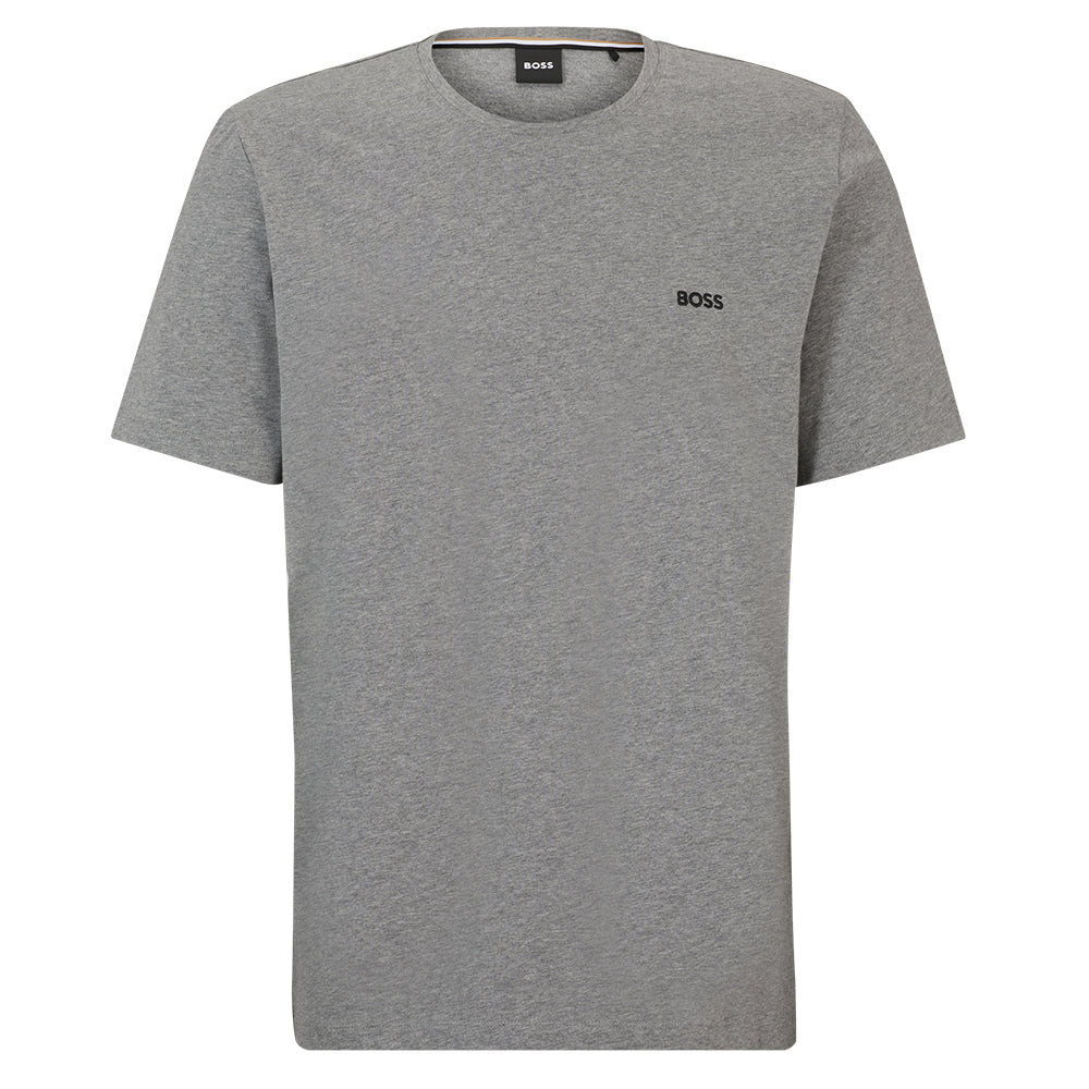 BOSS Herren T-Shirt Mix & Match mit Logo, Medium Grey