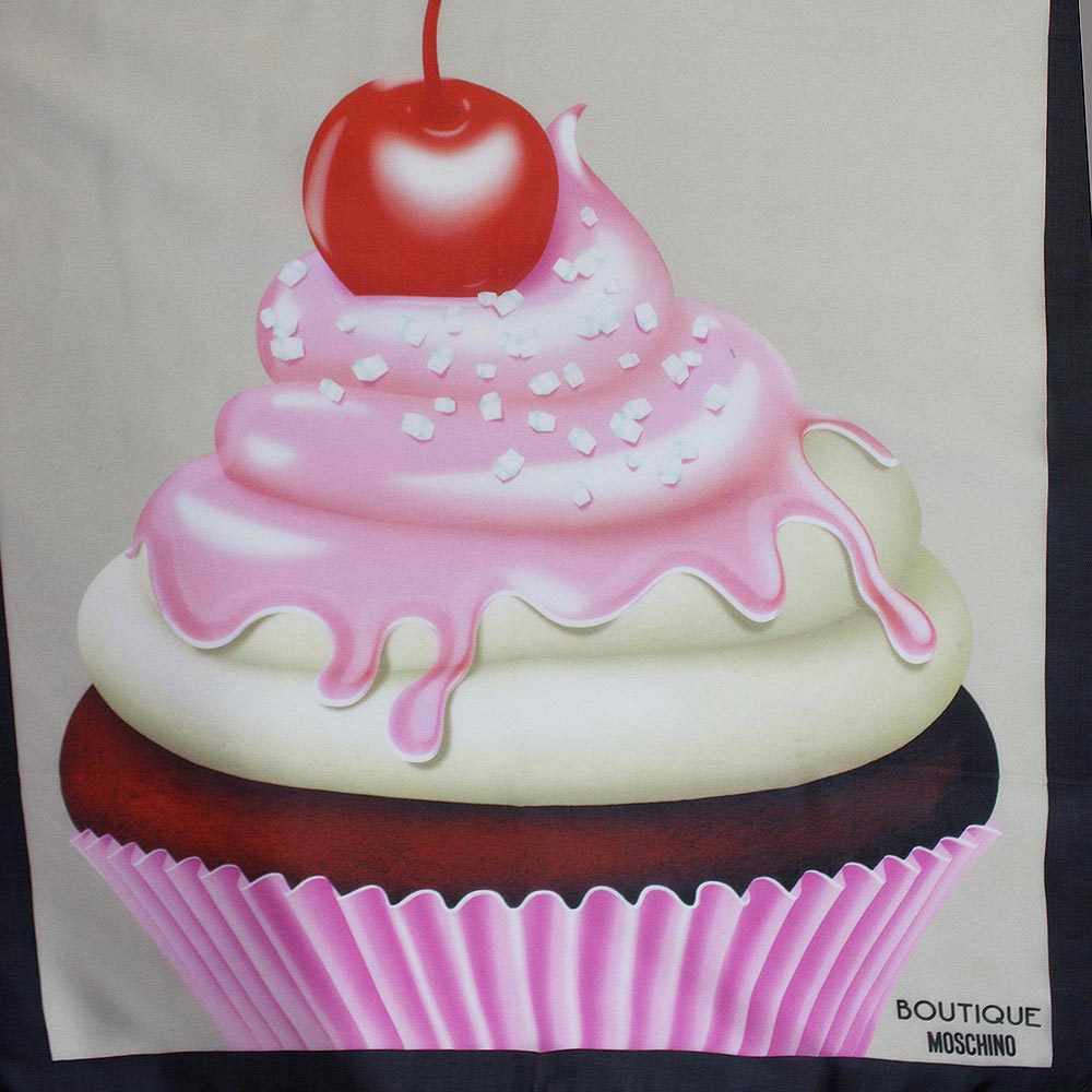 BOUTIQUE MOSCHINO Seidenschal, Cupcakes lordoflabel