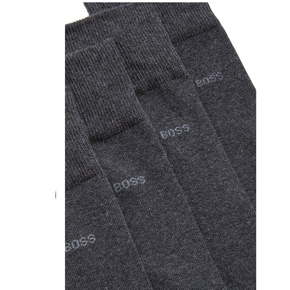 HUGO BOSS Business Socken 2er Pack, Charcoal lordoflabel