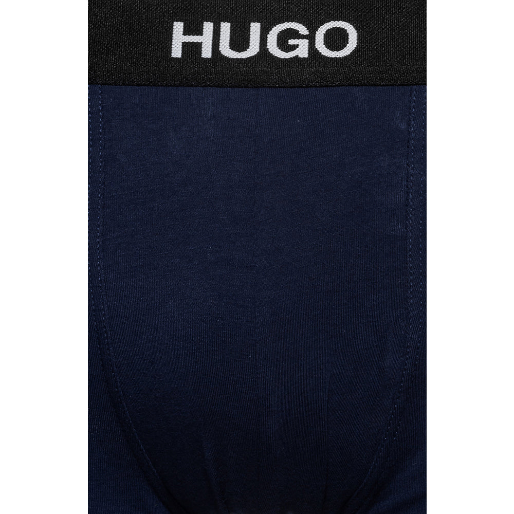 HUGO, HUGO BOSS, Herren Trunks,3er Pack, Cotton Stretch, Navy lordoflabel