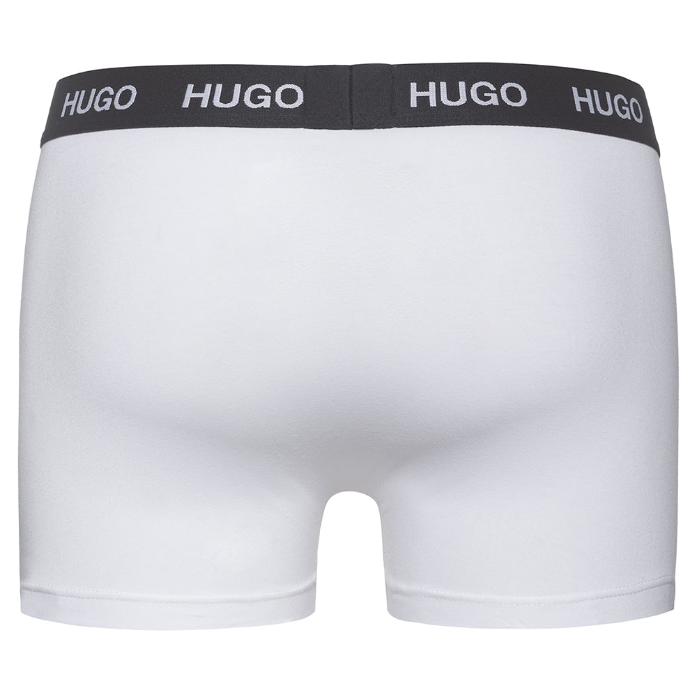 HUGO, HUGO BOSS, Herren Trunks,3er Pack, Cotton Stretch, White lordoflabel