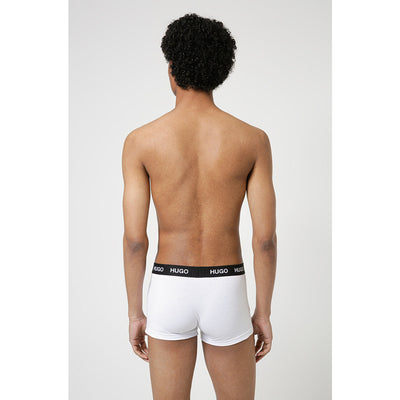 HUGO, HUGO BOSS, Herren Trunks,3er Pack, Cotton Stretch, White lordoflabel