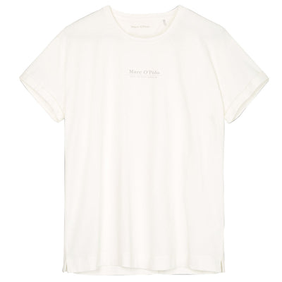 Marc O’Polo Body & Beach Damen Shirt, Crew Neck, Offwhite lordoflabel