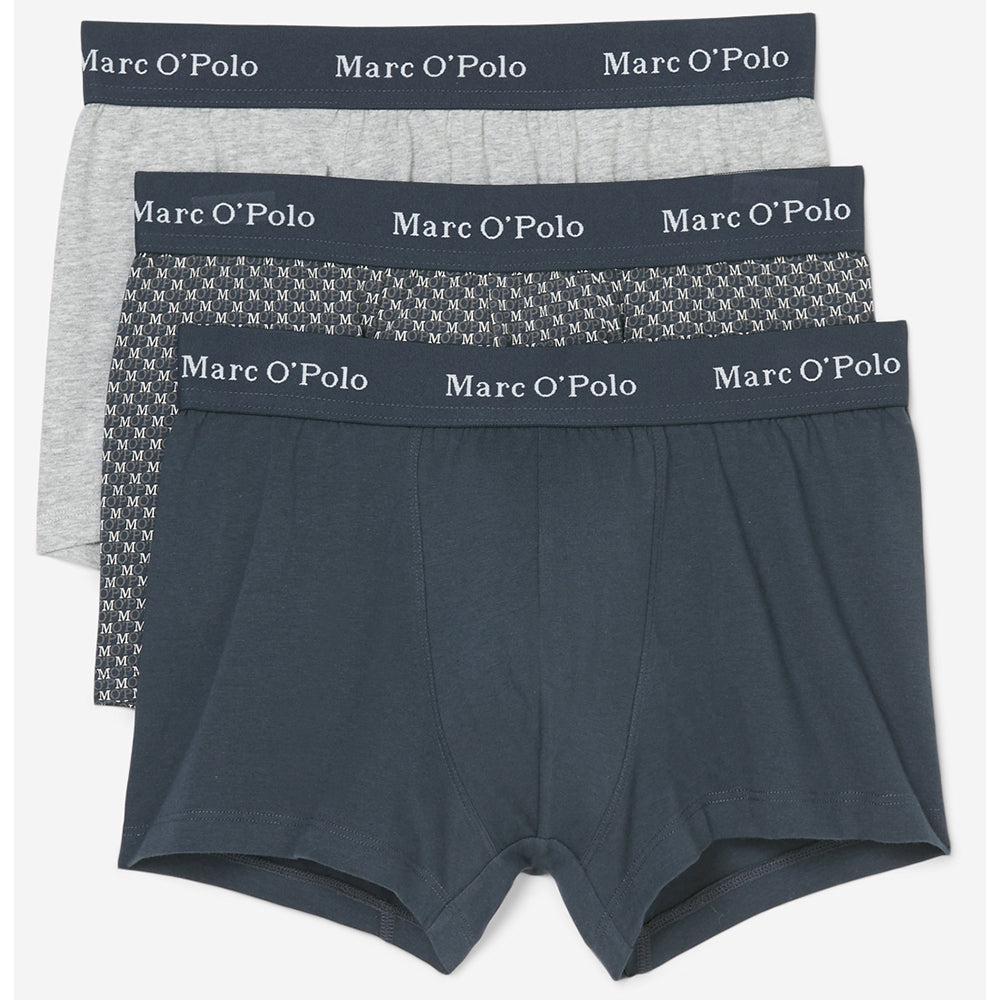Marc O'Polo Body & Beach, Herren Shorts, 3 er Pack, nachtblau sortiert lordoflabel