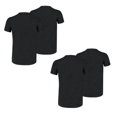 PUMA Herren Basic T-Shirt V-Neck, black lordoflabel