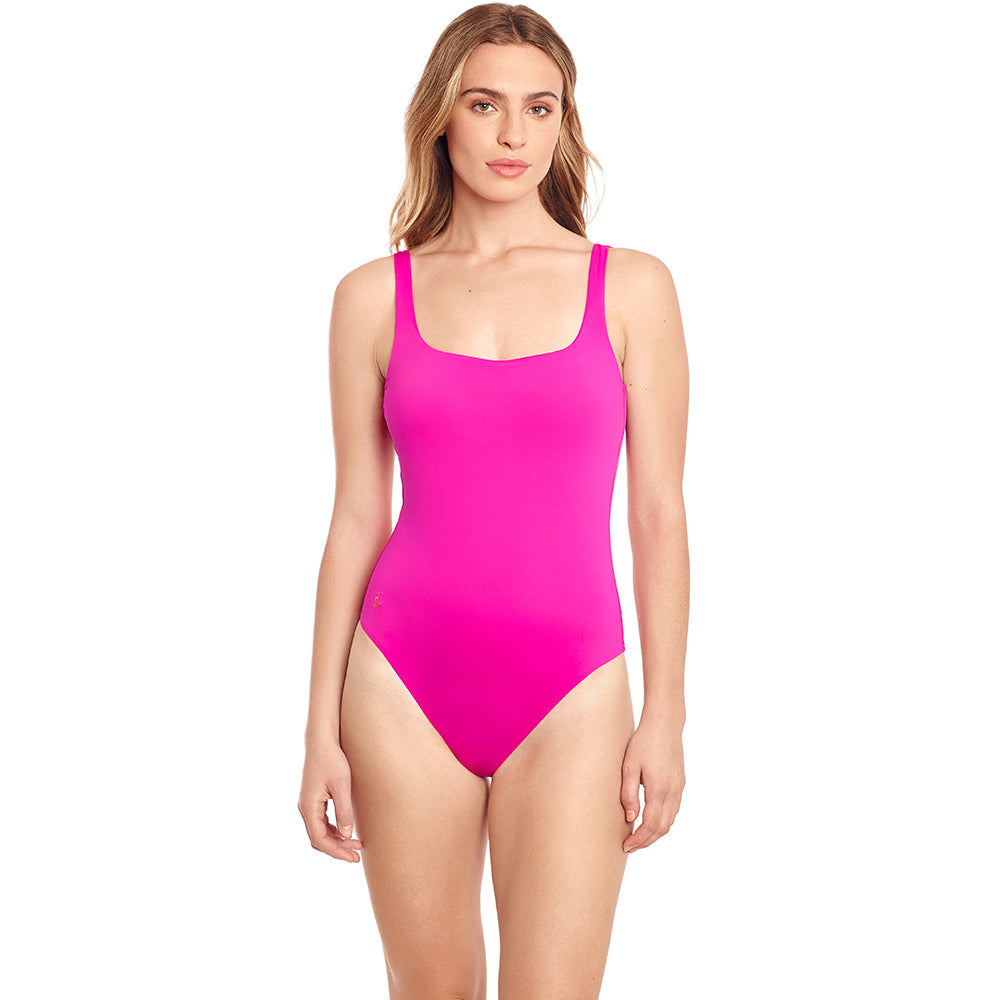 Polo Beachwear, Women Swimsuit, Fuchsia lordoflabel
