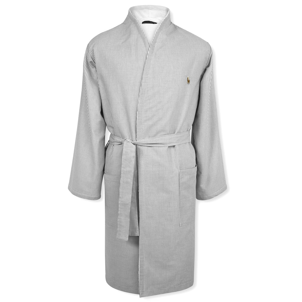 RALPH LAUREN Kimono Oxford, Charcoral lordoflabel