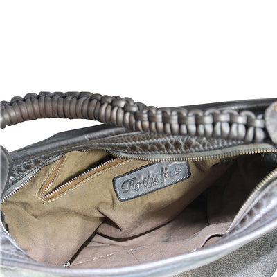 REPTILE'S HOUSE Schultertasche Round, infinitygrey lordoflabel