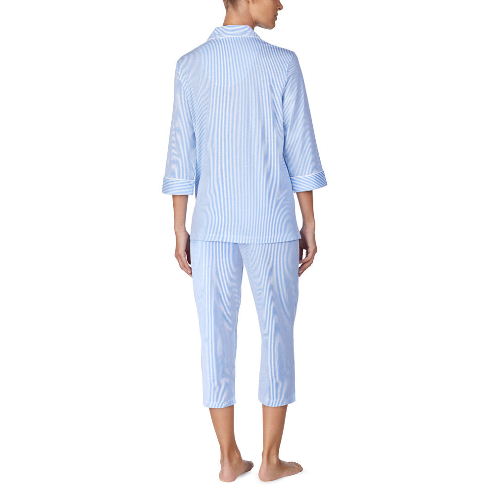 Ralph Lauren, Capri Pyjama durchgeknöpft, Heritage Knits I819702 lordoflabel