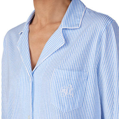 Ralph Lauren, Capri Pyjama durchgeknöpft, Heritage Knits I819702 lordoflabel