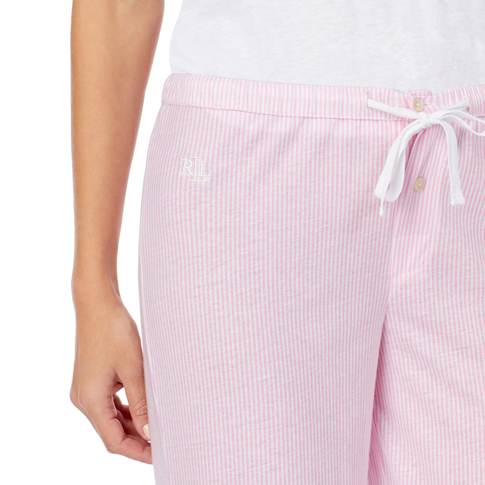 Ralph Lauren, Damen Long Pants ILN81794, Pink Stripes lordoflabel