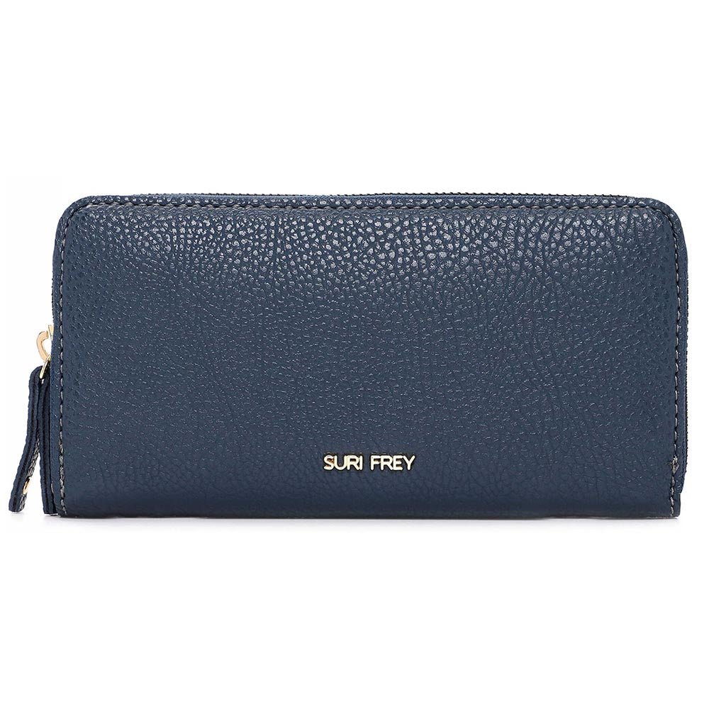 SURI FREY Zipperbörse Ketty, 20 cm, 12907-560 smokeblue lordoflabel