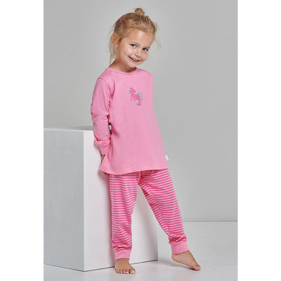 Schiesser Mädchen-Schlafanzug lang, pink lordoflabel