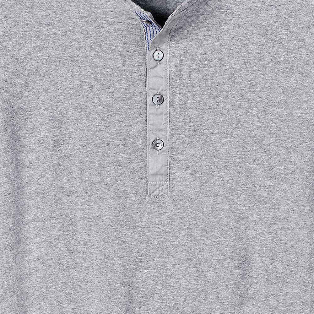 Schiesser Revival, Herren Shirt Karl-Heinz, halbarm, Graumelange lordoflabel