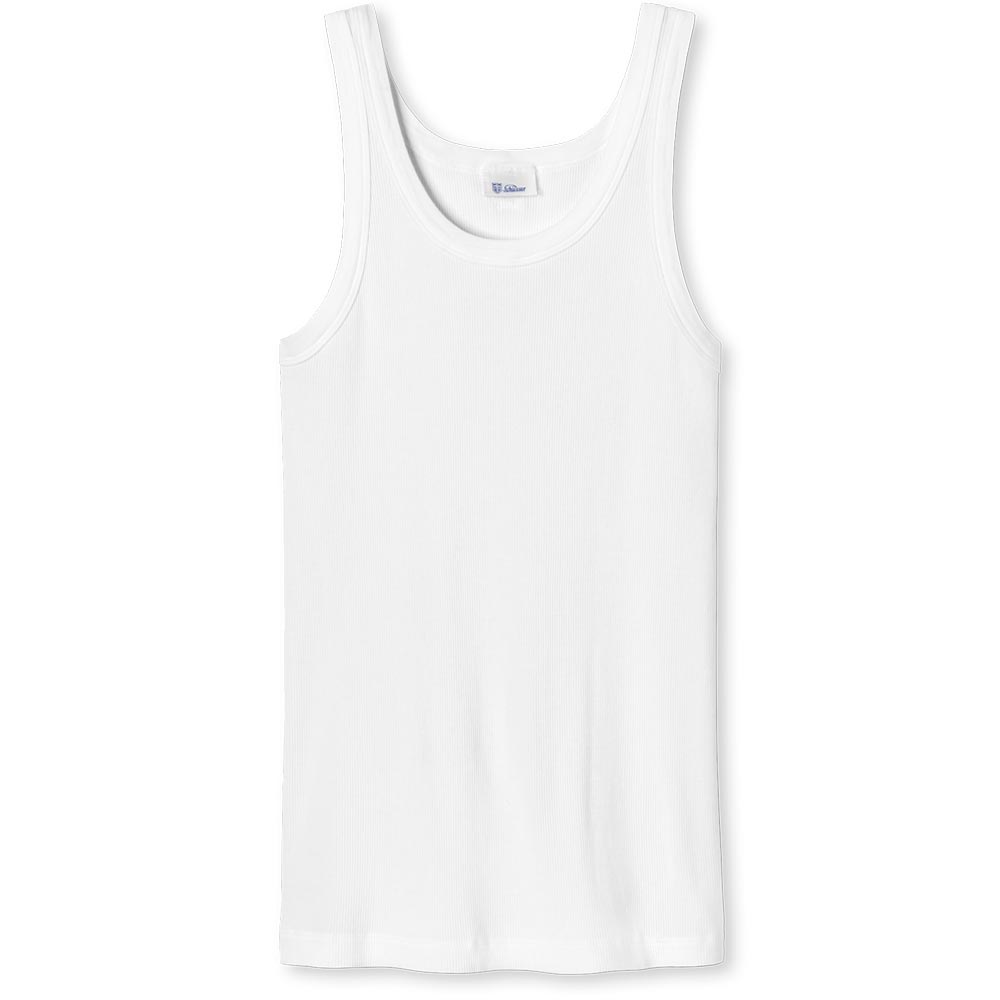 Schiesser Revival, Herren Tank Top Friedrich, Weiss lordoflabel