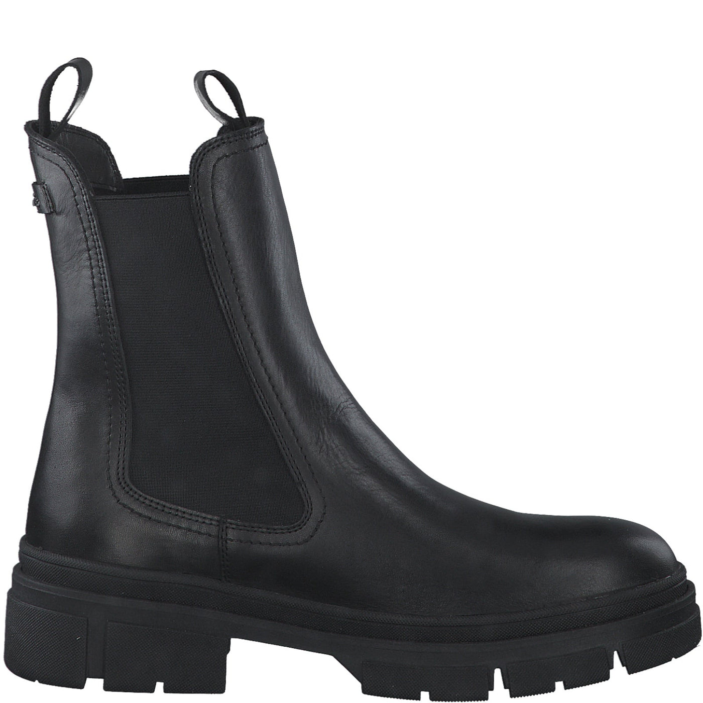 Tamaris Damen Chelsea Boot 1-1-25901-29 003 Black Leather lordoflabel