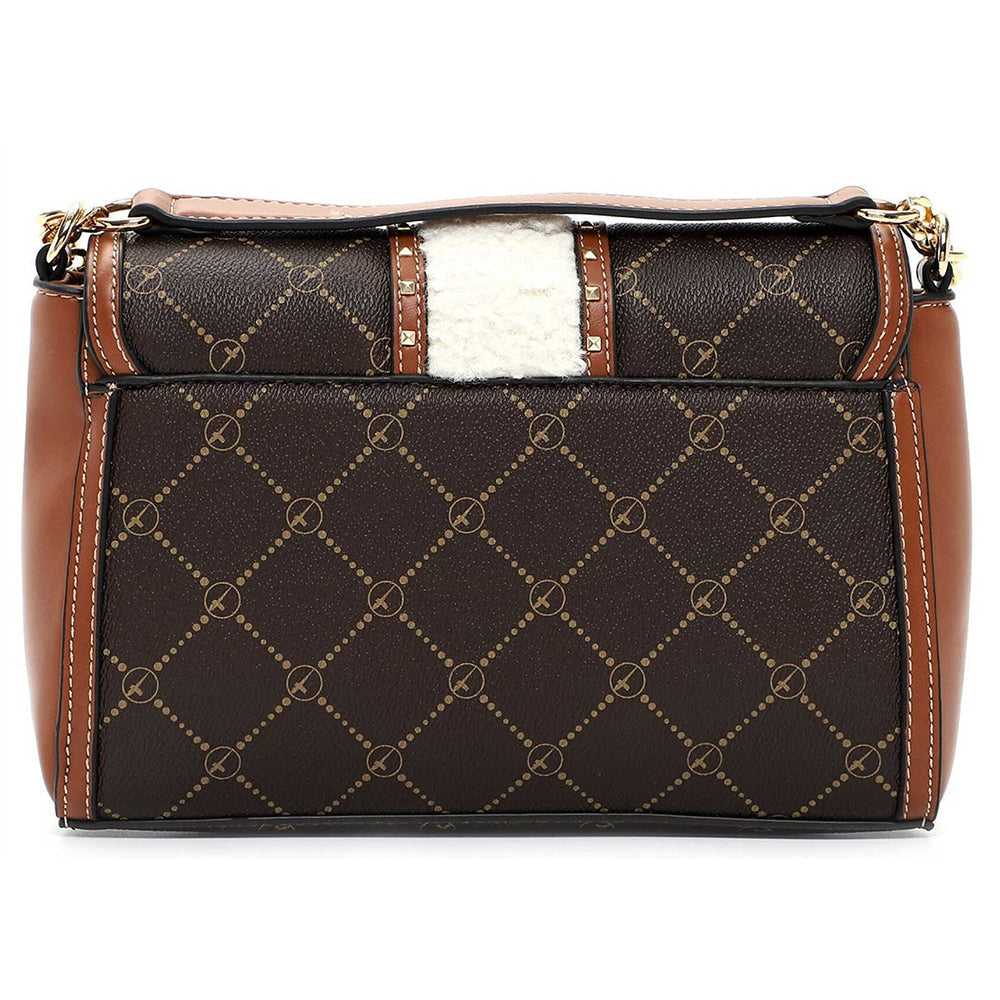 Tamaris Handtasche mit Überschlag Anastasia Teddy, 31420-207 brown/cognac lordoflabel